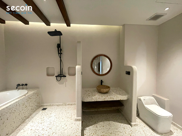 Gạch Terrazzo nội thất Secoin tại Lotus Home Cafe, Phú Quốc Kiên Giang