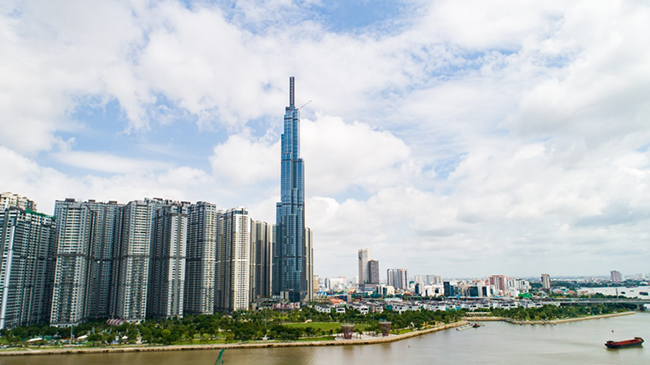 Gạch bông và gạch lát hè đường Secoin tại Landmark 81 - Vinhomes Central Park