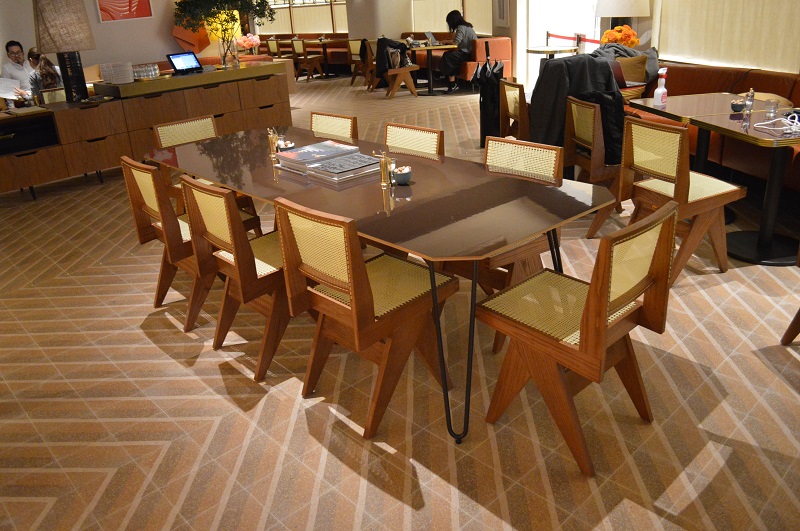 Gạch bôngTerrazzo Secoin tại Nhà hàng Bills Osaka, Nhật Bản