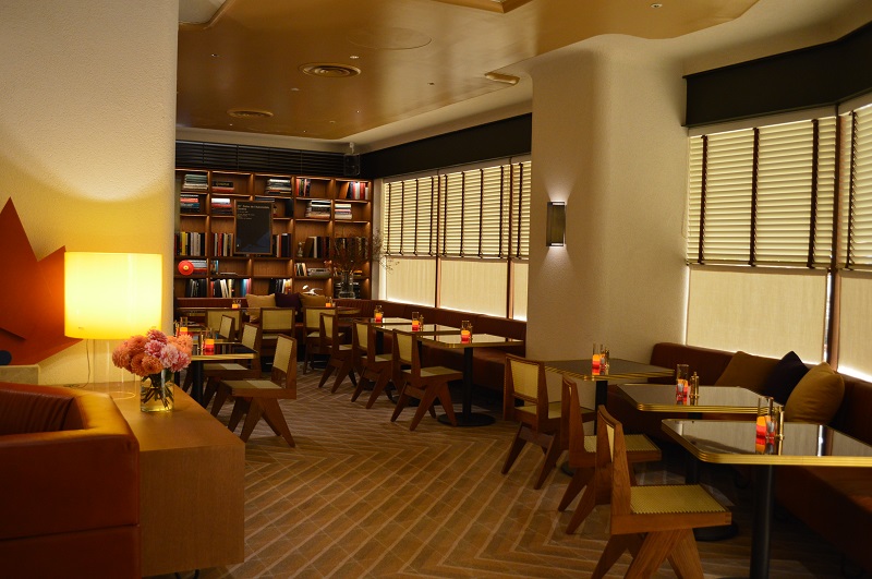 Gạch bôngTerrazzo Secoin tại Nhà hàng Bills Osaka, Nhật Bản