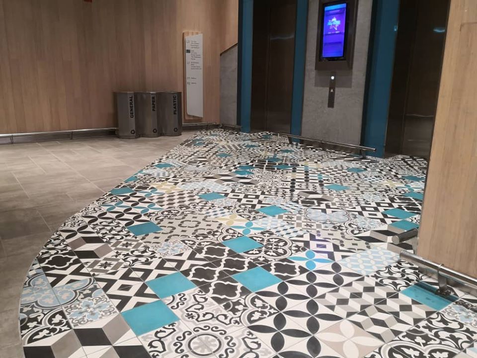 Gạch bông Secoin tại Siêu thị nội thất IKEA, Malaysia