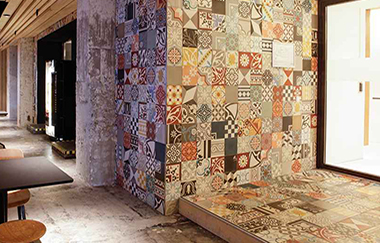 Gạch bông Secoin tại Nhà hàng Boulevard Cerveceria tại Hà Lan