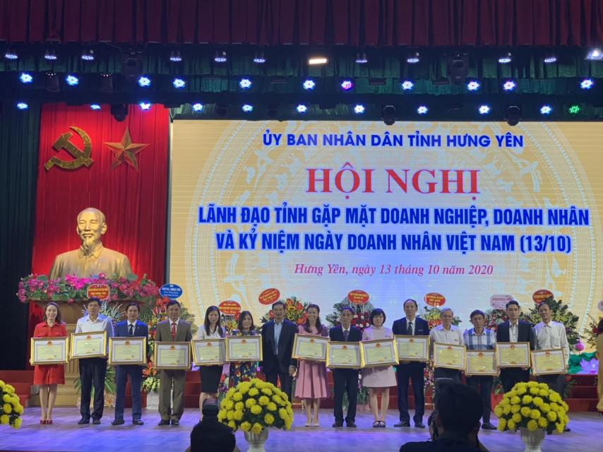 Secoin Hưng Yên vinh dự nhận bằng khen từ UBND tỉnh Hưng Yên