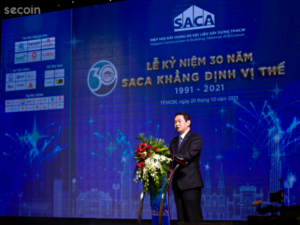 Lễ Kỷ niệm 30 năm thành lập Hiệp Hội Xây Dựng và Vật Liệu Xây Dựng TP.HCM (SACA)