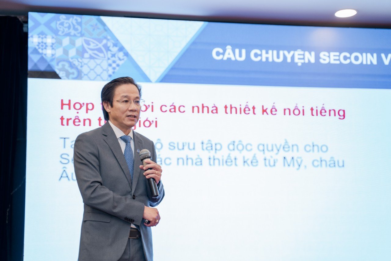 Mr. Dinh Hong Ky – Chairman of Secoin Corporation shared at the Vietnam national brand Forum.