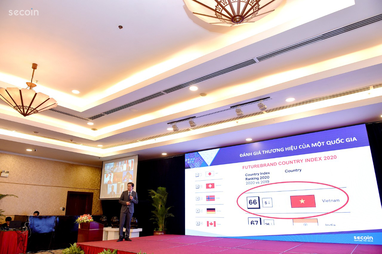 Mr. Dinh Hong Ky – Chairman of Secoin Corporation shared at the Vietnam national brand Forum.