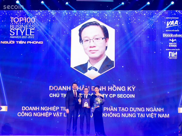 CHÚC MỪNG ÔNG ĐINH HỒNG KỲ ĐƯỢC VINH DANH TOP 10 PHONG CÁCH DOANH NHÂN 2021-2022