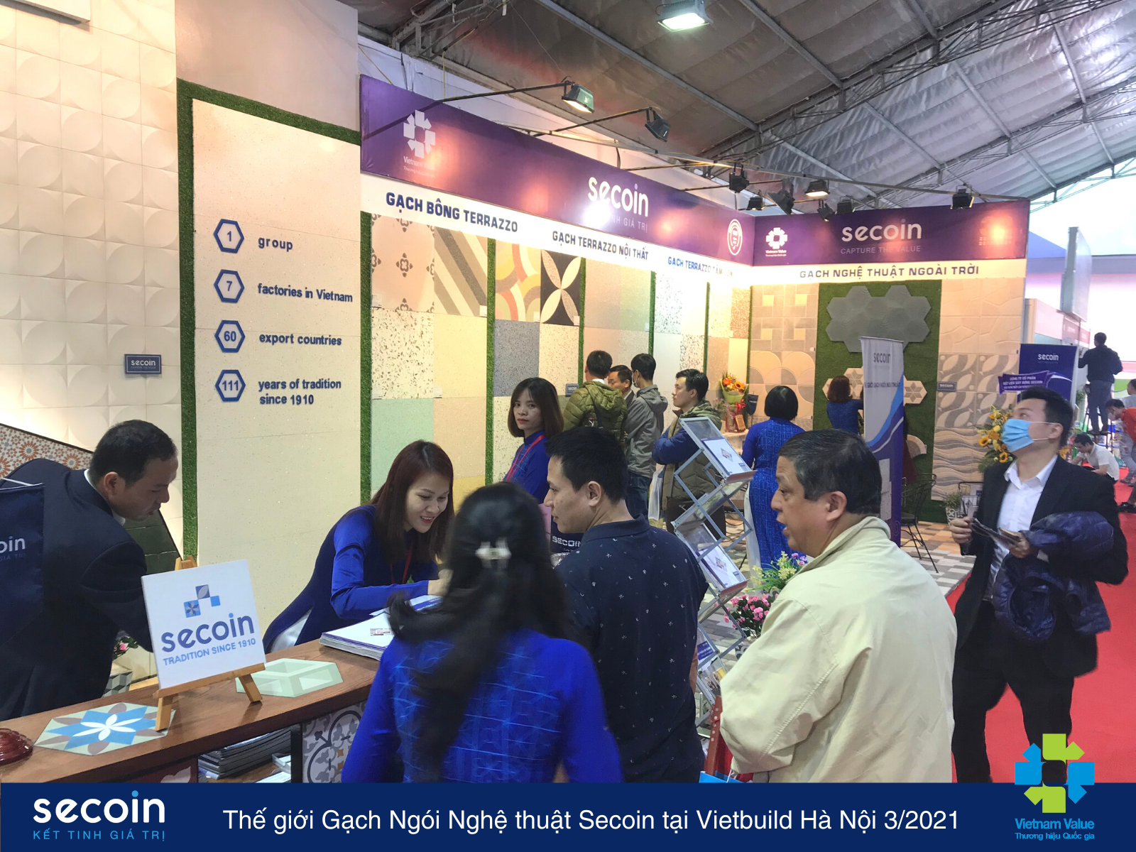 Secoin tham gia Hội chợ Vietbuild Hà Nội 3/2021