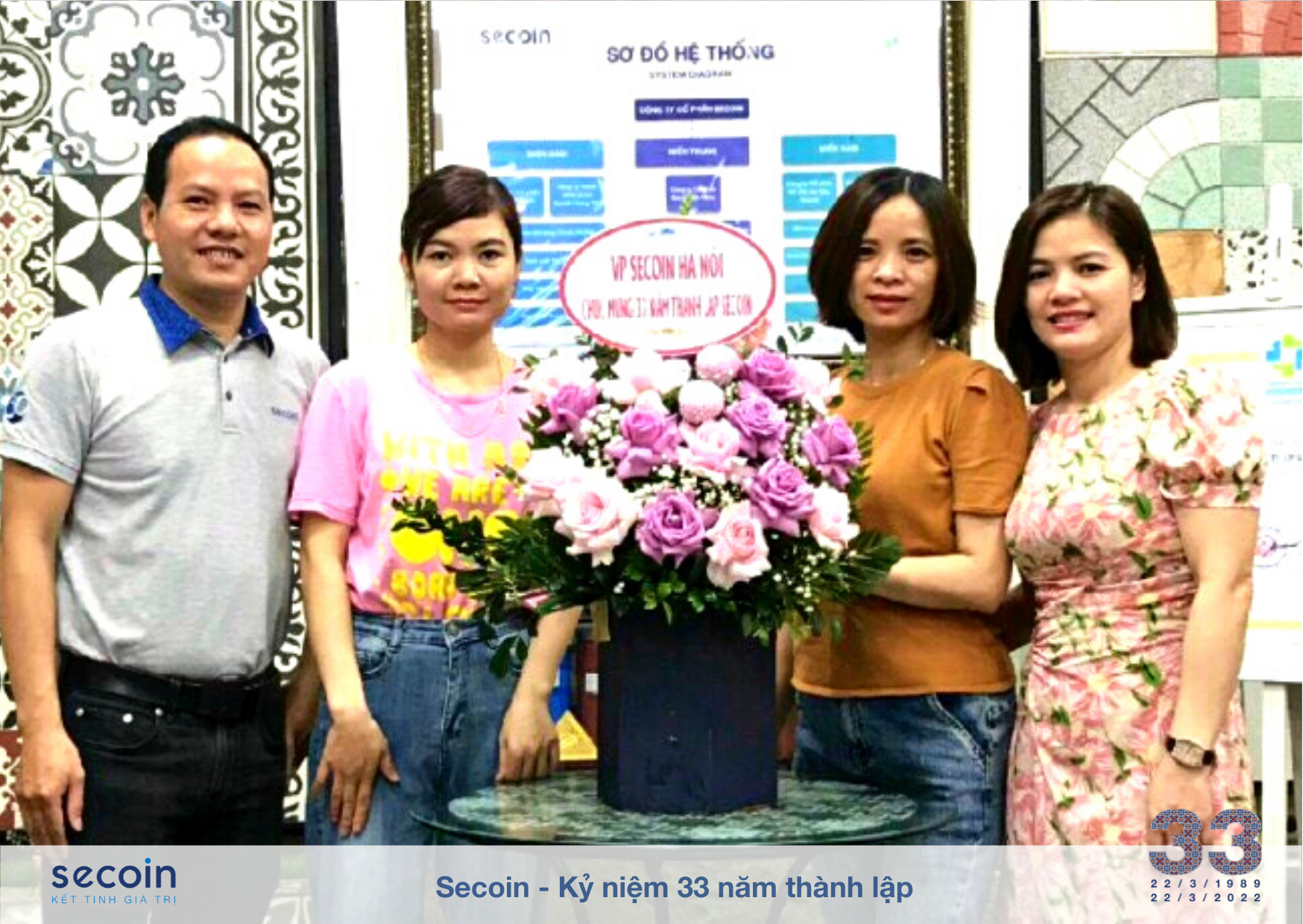 Secoin - Kỷ niệm 33 năm thành lập