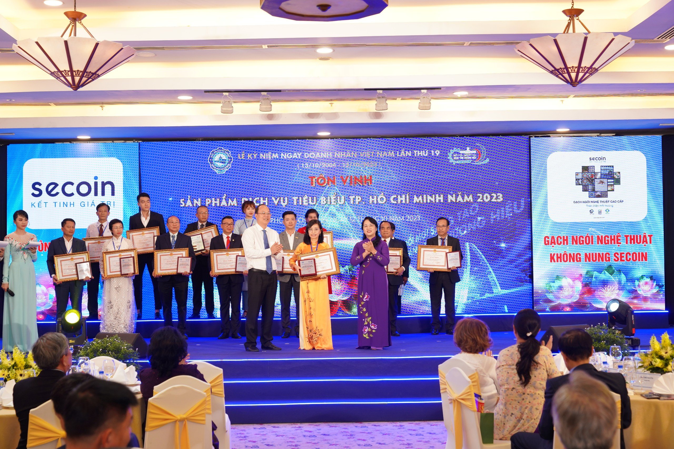 Chúc mừng Secoin đạt danh hiệu Sản phẩm, Dịch vụ tiêu biểu TP.HCM 2023
