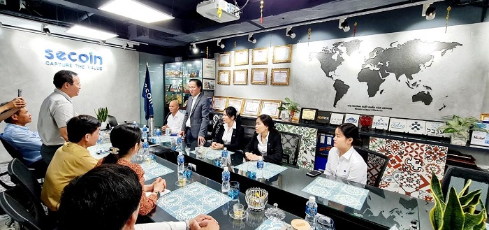 Sáng thứ Ba, ngày 23/02/2021 tại văn phòng Secoin Sài Gòn, Secoin hân hạnh đón tiếp Quận Ủy - UBND Quận Bình Thạnh đến thăm và chúc tết Secoin.