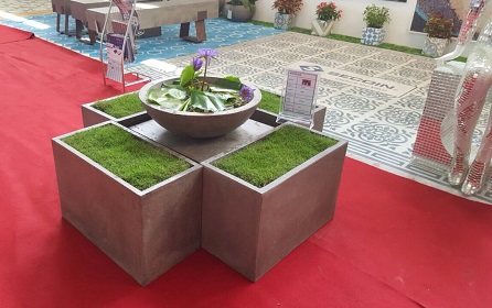 Secoin trưng bày gạch ngói nghệ thuật không nung tại Vietbuild Đà Nẵng 2016