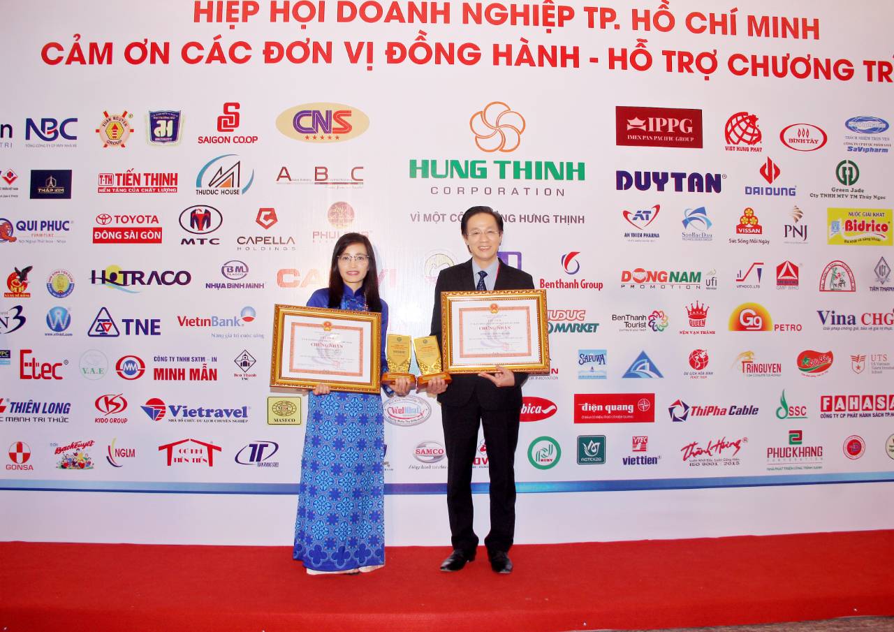 Chúc mừng Ông Đinh Hồng Kỳ nhân danh hiệu Doanh nhân tiêu biểu TP. Hồ Chí Minh 2018