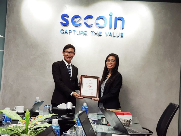 Văn phòng Secoin Sài Gòn vinh dự đón nhận chứng chỉ thực hành tốt 5S